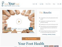 Tablet Screenshot of feelyourfeet.com